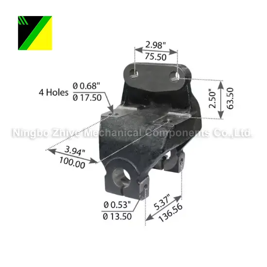 డక్టైల్ ఐరన్ లాస్ట్ ఫోమ్ ఇన్వెస్ట్‌మెంట్ కాస్టింగ్ హ్యాంగర్ ఫ్రంట్